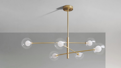 Glass Ball Molecular Pendant Lamp