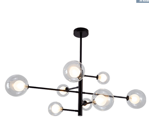 Glass Ball Molecular Pendant Lamp
