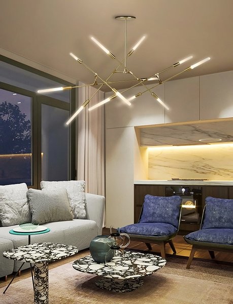 Dawn Chandelier|Wrought Iron Pendant Light