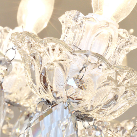 Candlestick Crystal Chandelier
