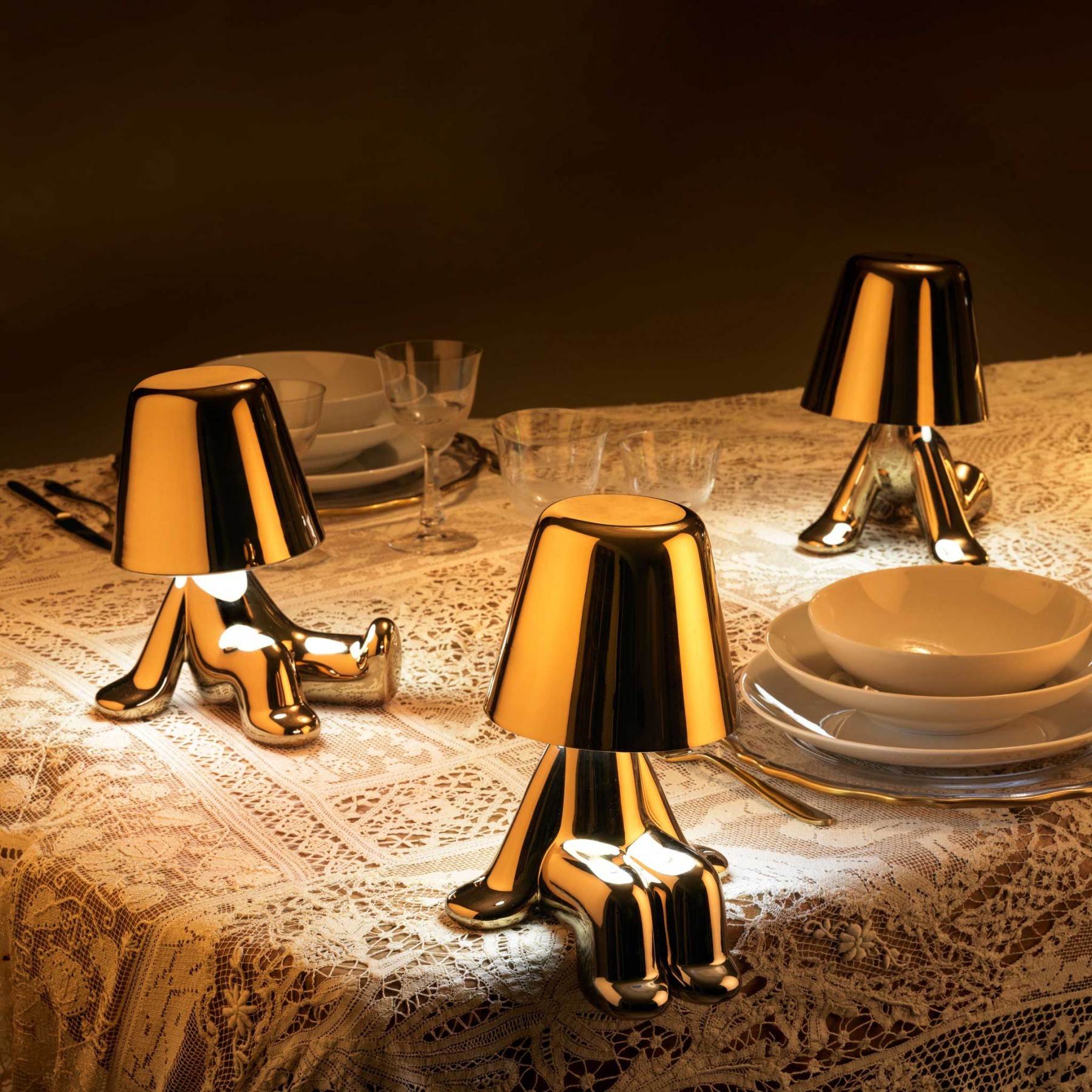 Golden Brothers Lamp