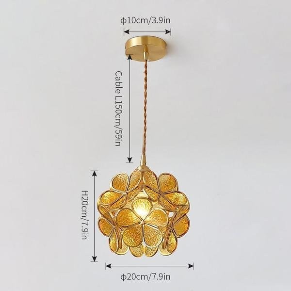 Glass Petal Pendant Lights