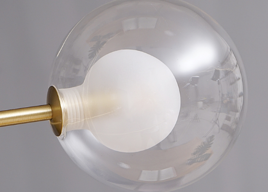 Glass Ball Molecular Pendant Lamp
