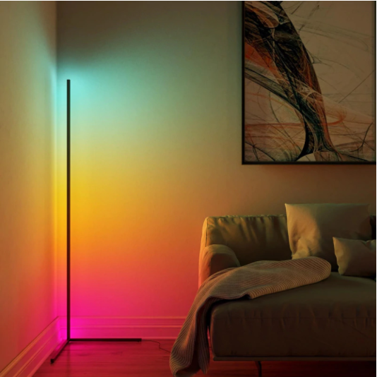 Adjustable RGB floor lamp