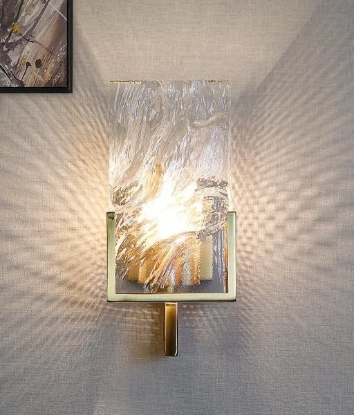 Ice crystal wall lamp Crystal Sconce