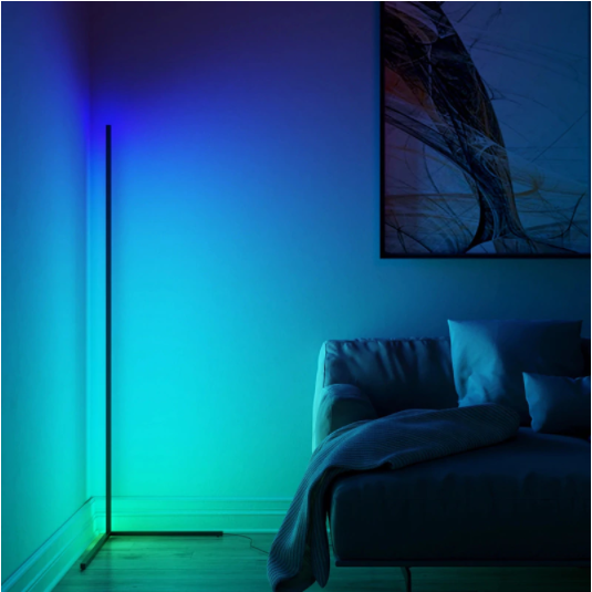 Adjustable RGB floor lamp