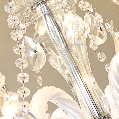 Candlestick Crystal Chandelier