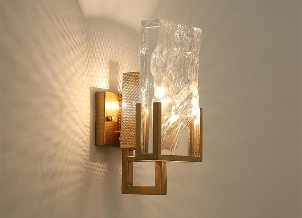 Ice crystal wall lamp Crystal Sconce