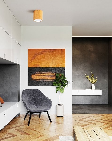 Wood Ceiling lamp