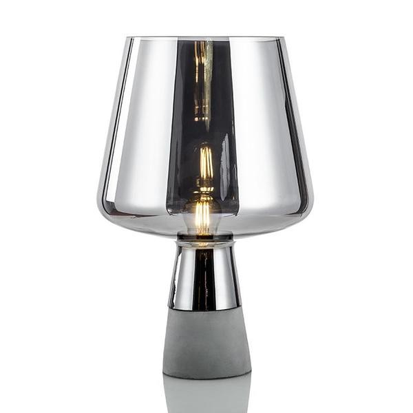 Leimu Glass Table Lamp|Cement Desk Light