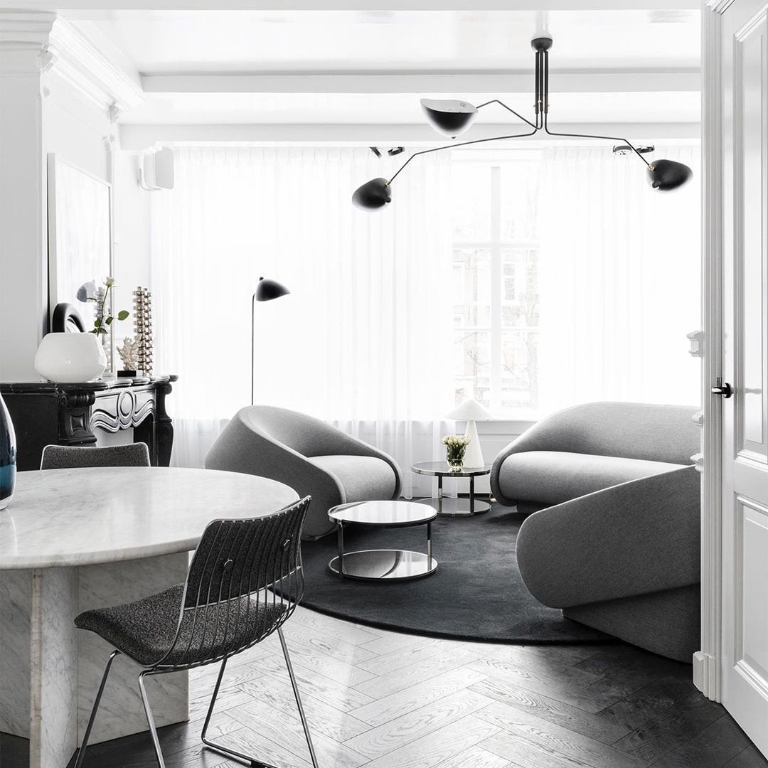 Serge Mouille Ceiling Lamp