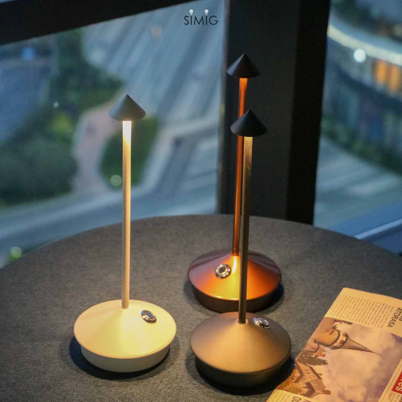 Pine Rechargeable LED Table Lamp