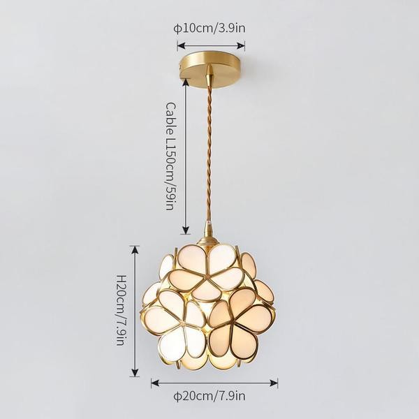 Glass Petal Pendant Lights
