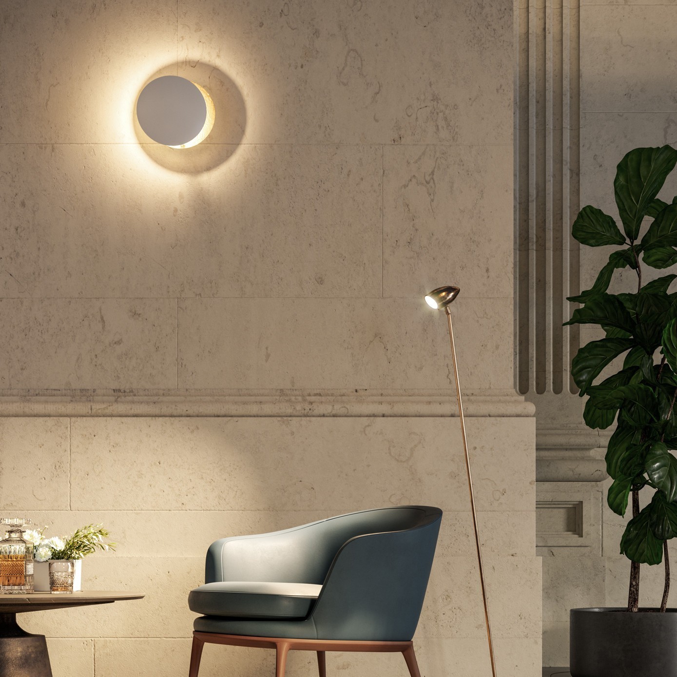 Lederam Wall lamp
