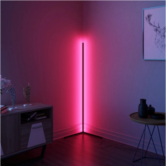 Adjustable RGB floor lamp