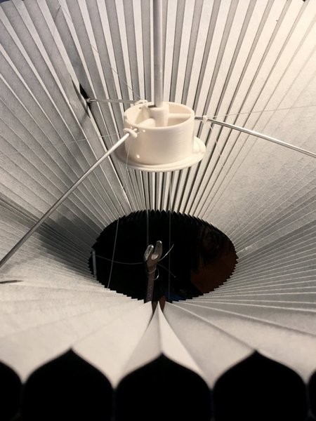 Méduse pendant light by Lukas Bazle