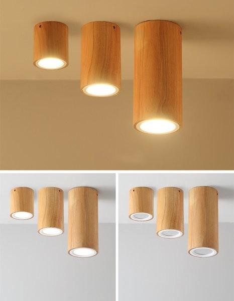 Wood Ceiling lamp