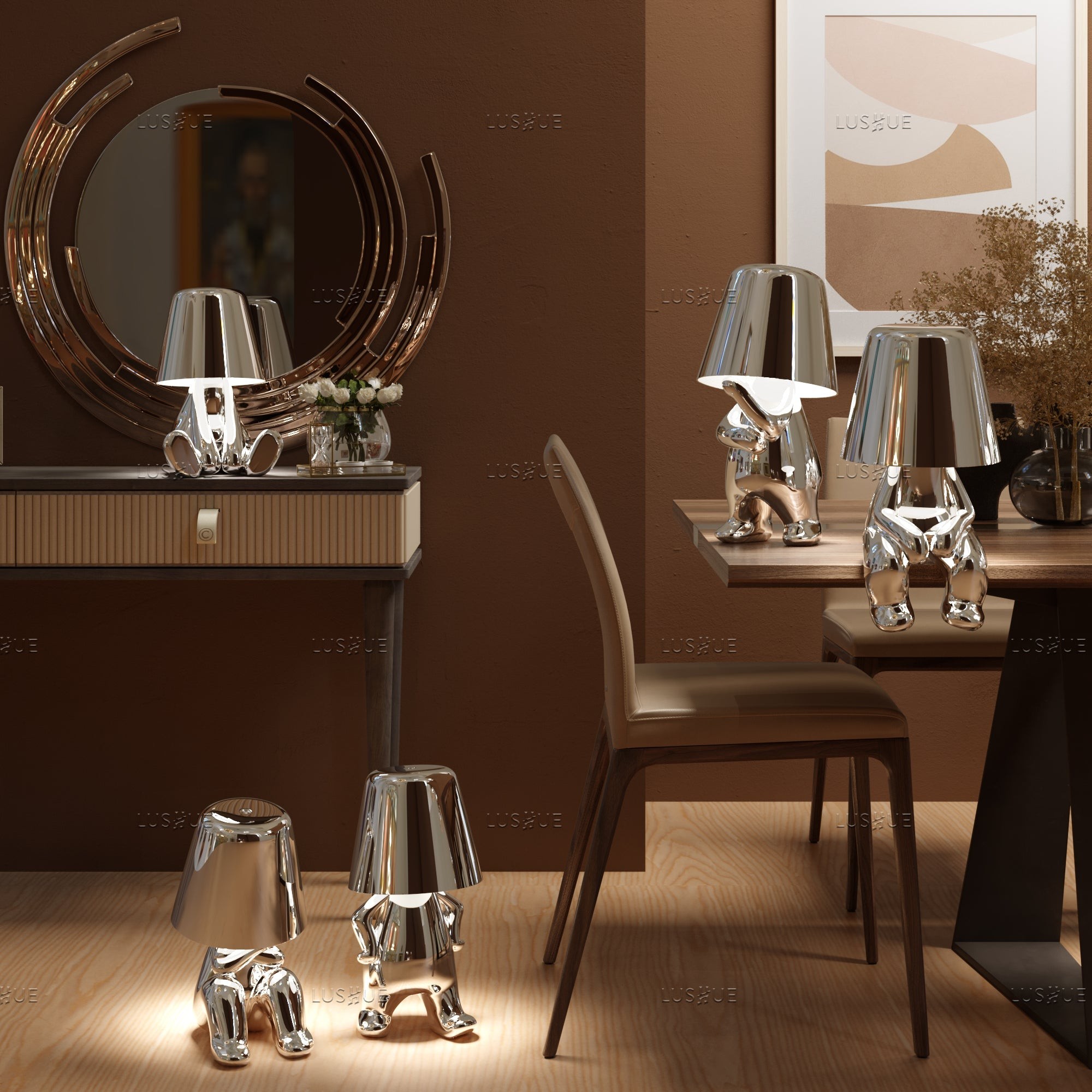 Golden Brothers Lamp