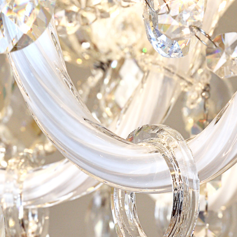 Candlestick Crystal Chandelier