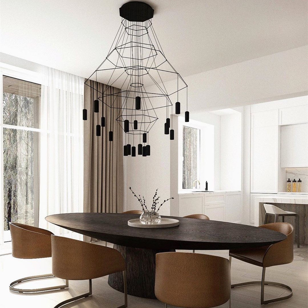 Wireflow Chandelier