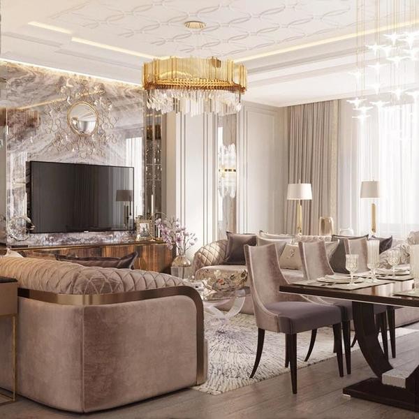 Empire chandelier