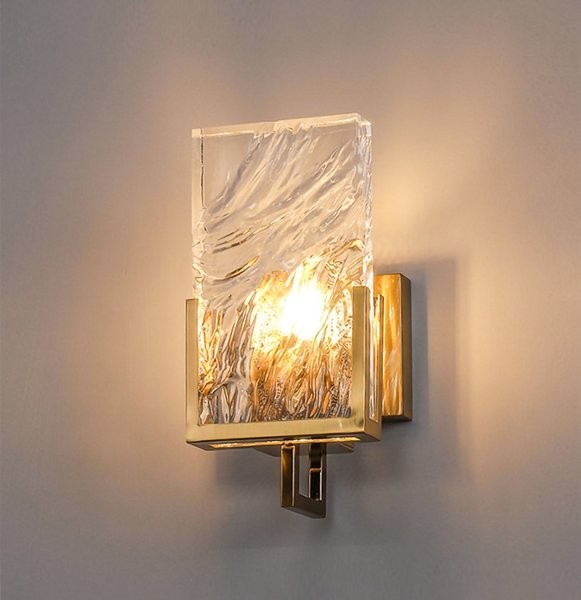 Ice crystal wall lamp Crystal Sconce
