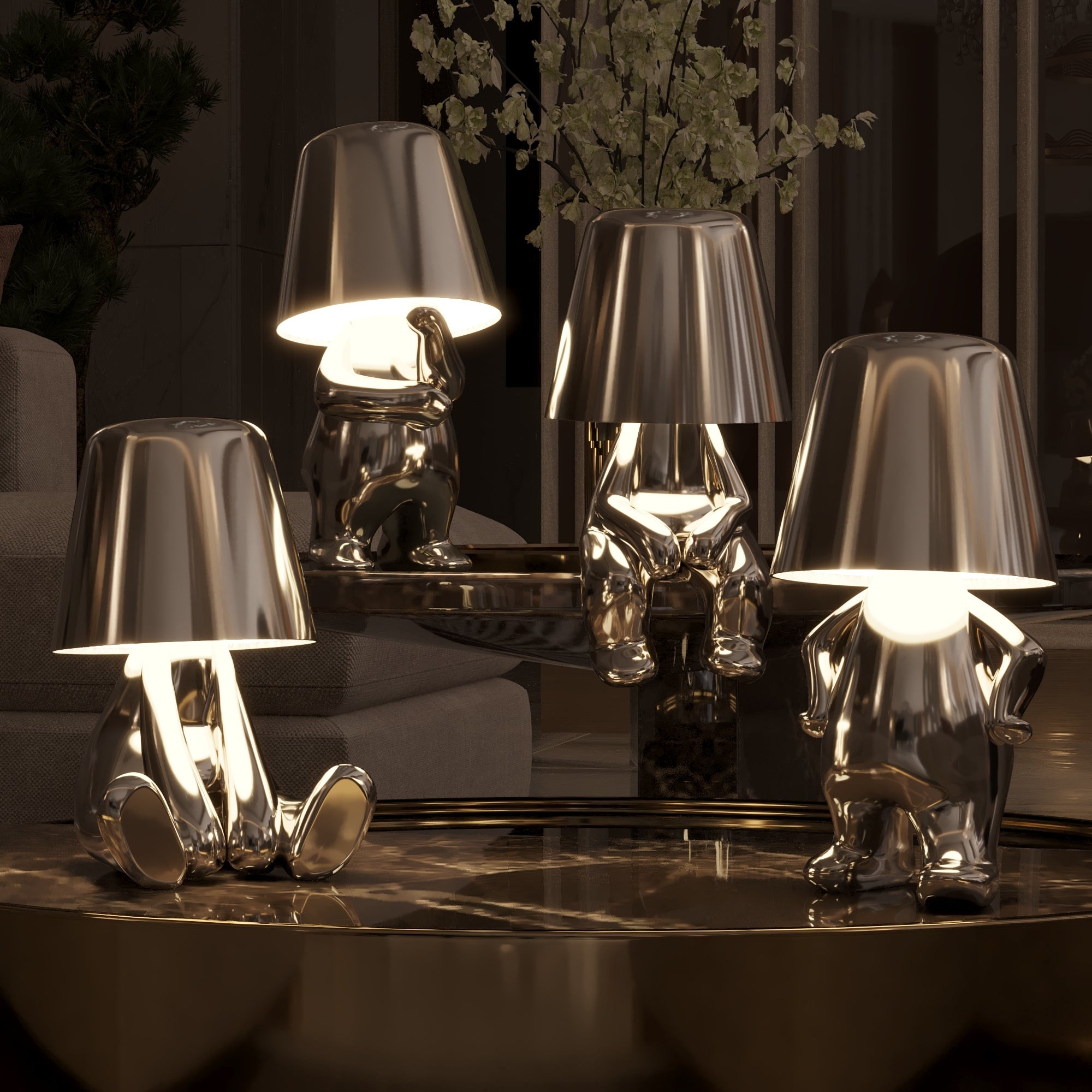 Golden Brothers Lamp