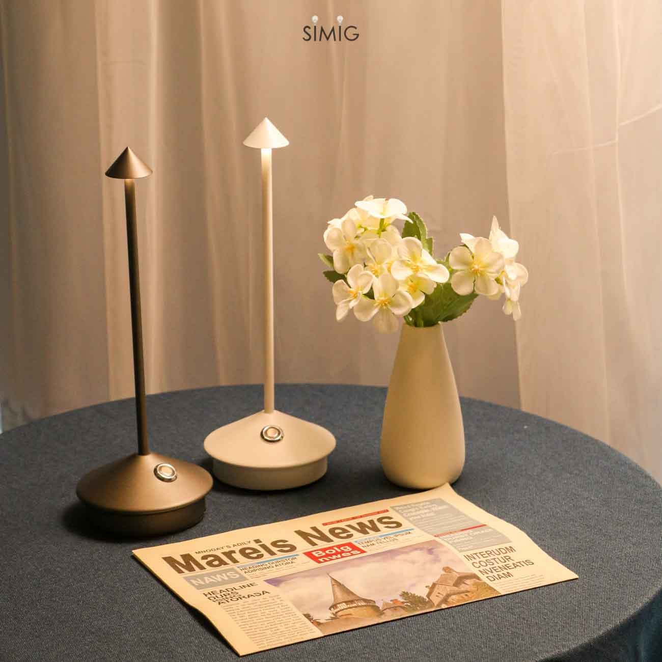 Pine Rechargeable LED Table Lamp
