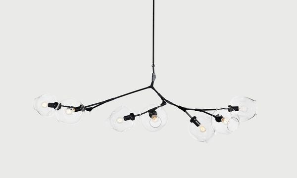 Branching bubble chandelier