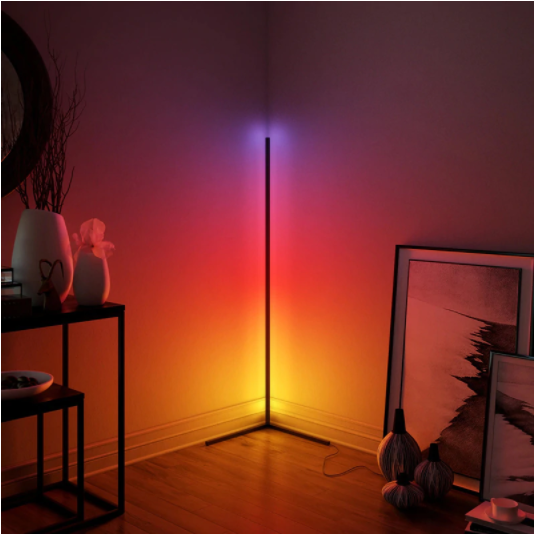 Adjustable RGB floor lamp