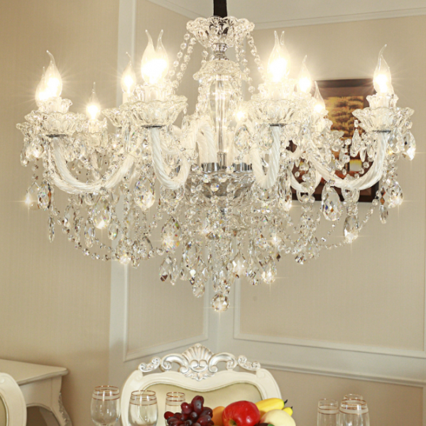 Candlestick Crystal Chandelier