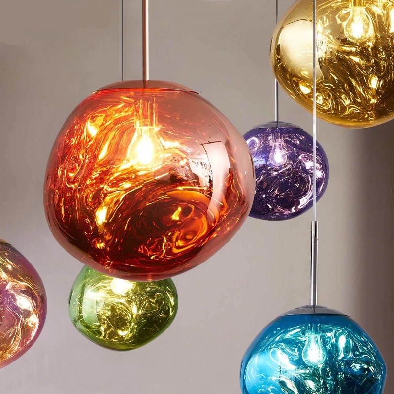 Glass Melt Pendant Light
