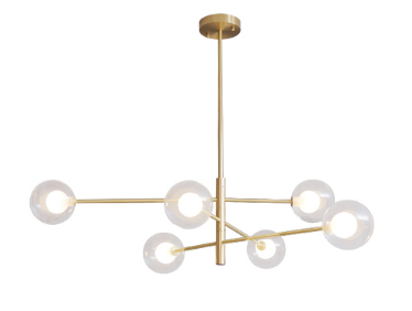 Glass Ball Molecular Pendant Lamp