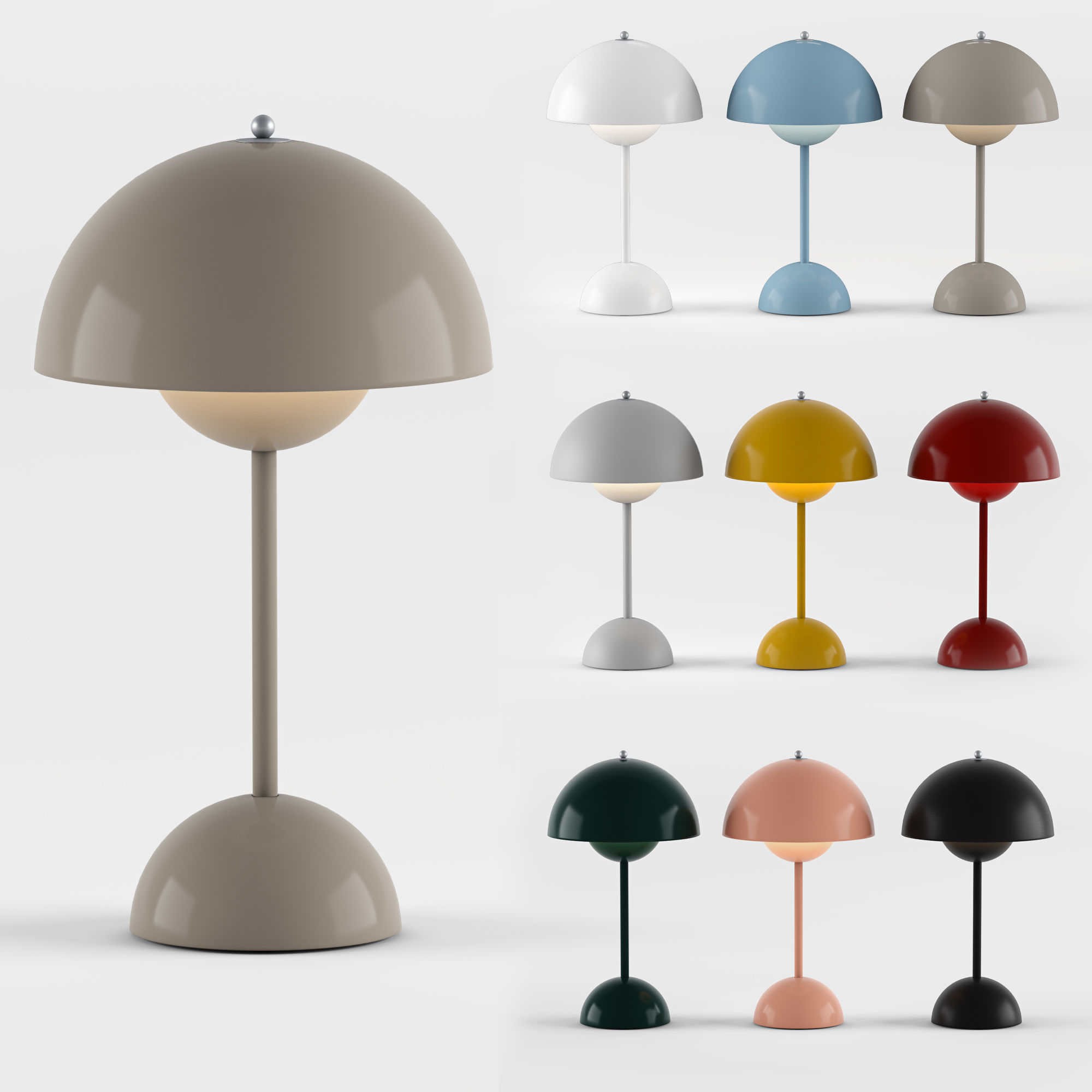 Flowerpot VP9 Portable Table Lamp