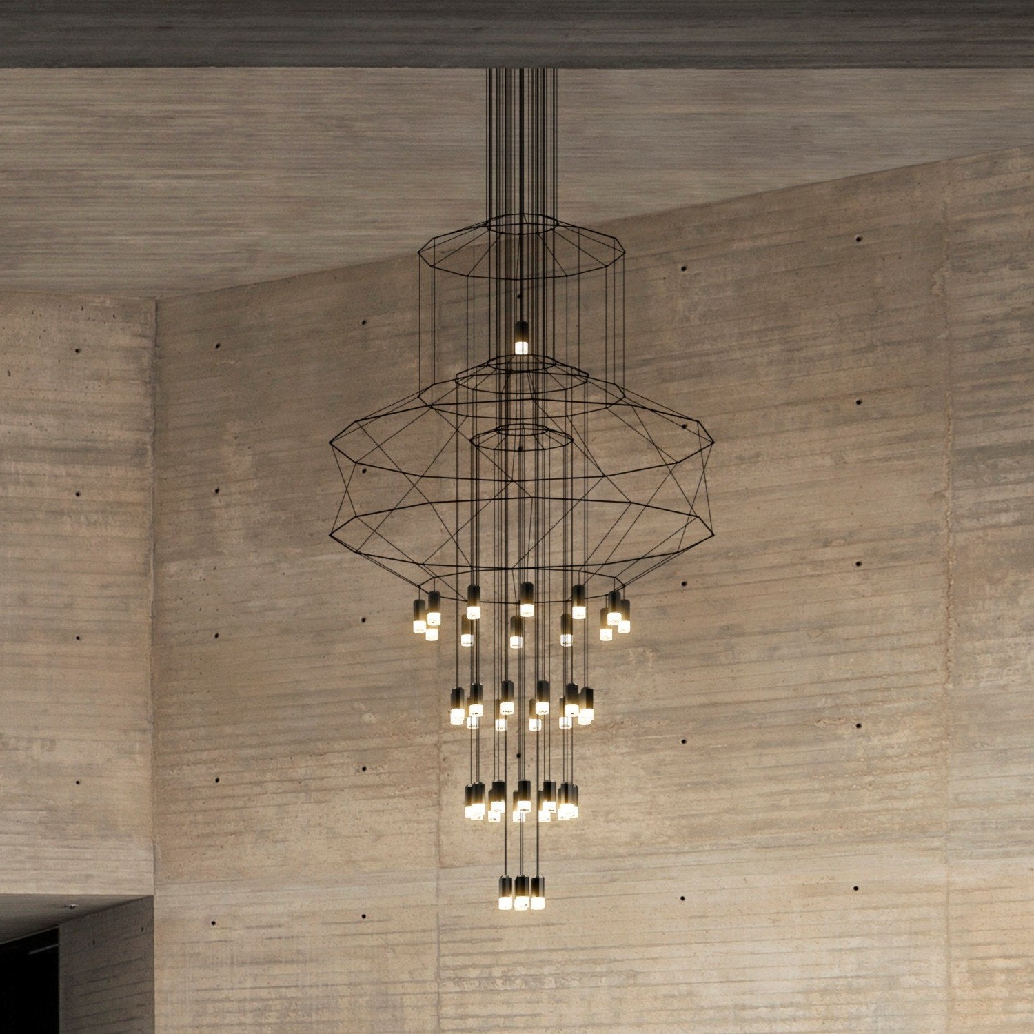 Wireflow Chandelier