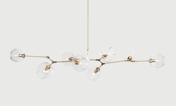Branching bubble chandelier