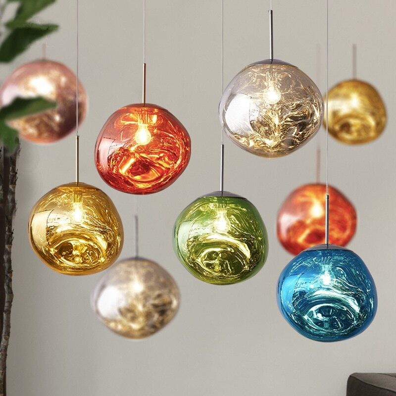 Glass Melt Pendant Light